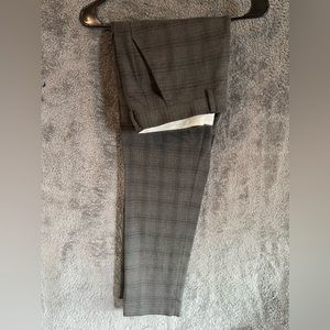 Express Grey/Black Checkered Dress Pants 33/30